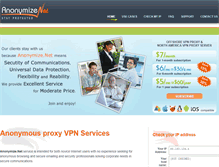Tablet Screenshot of anonymize.net